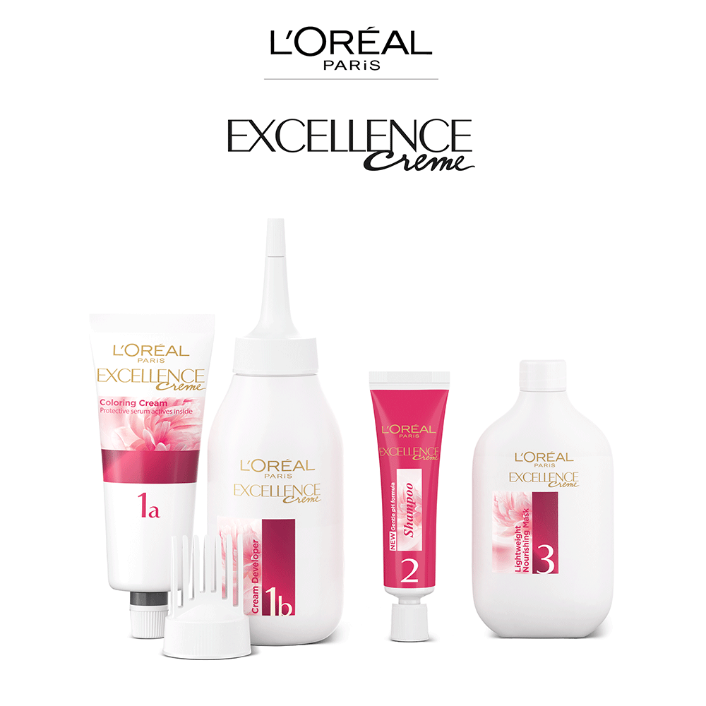 Bild: L'ORÉAL PARIS Excellence Creme-Coloration sonniges hellbraun