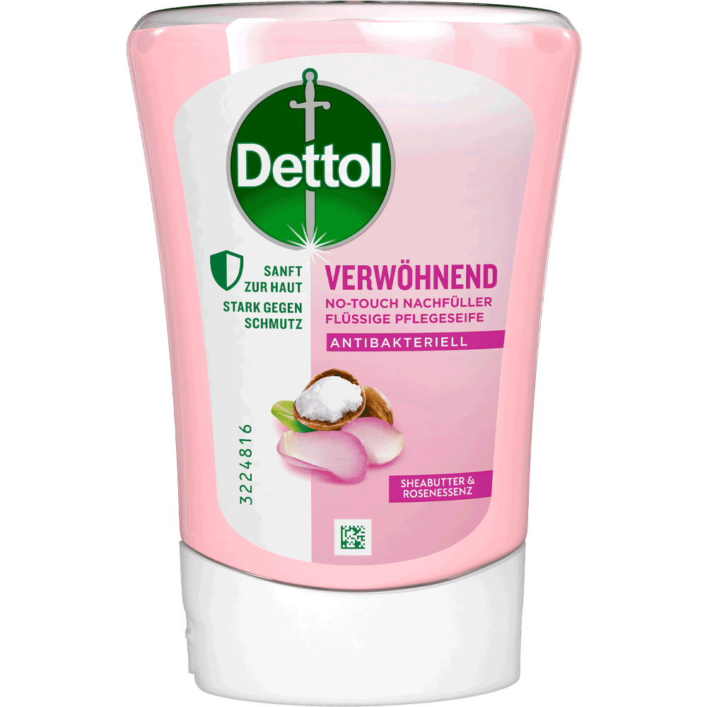 Bild: Dettol No-Touch Nachfüllung Sheabutter & Rosenessenz 