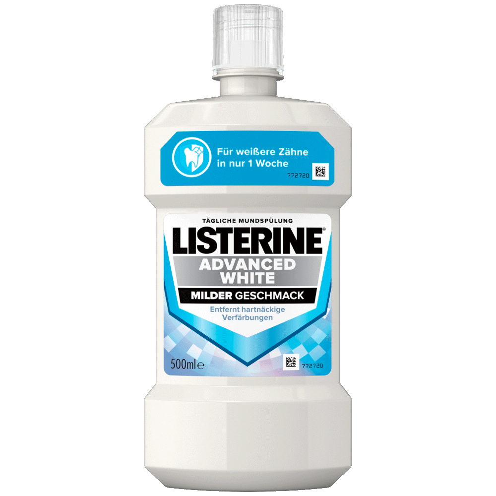 Bild: LISTERINE Mundspülung Advanced White Milder Geschmack 