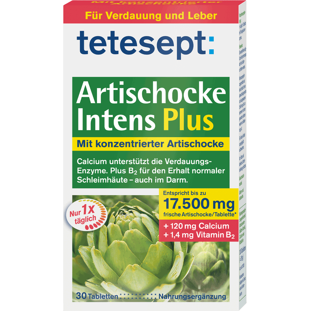 Bild: tetesept: Artischoke Intens Plus 