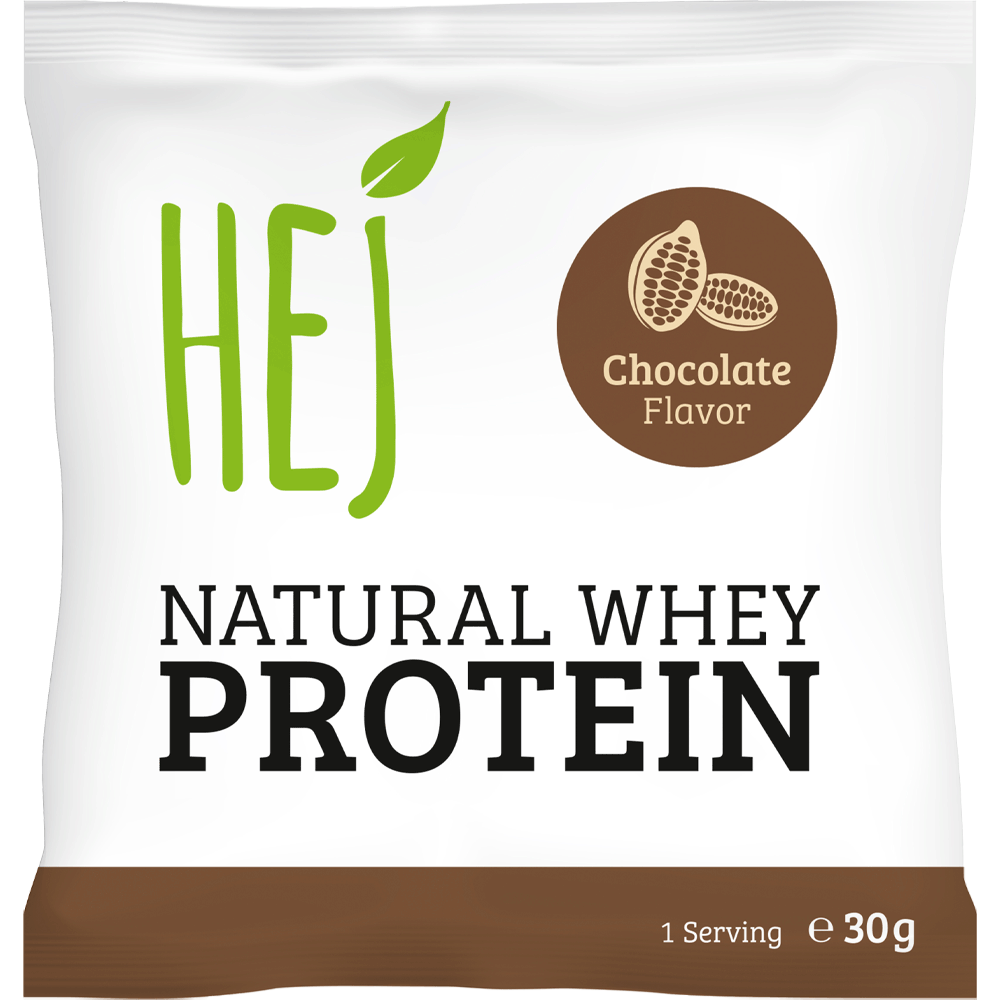 Bild: HEJ Natural Whey Protein Chocolate Flavor 