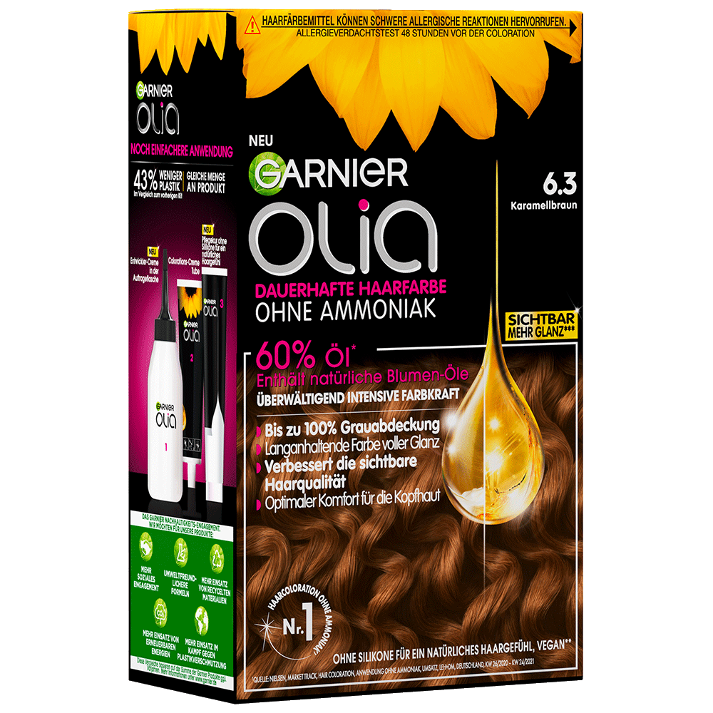 Bild: GARNIER Olia Coloration karamellbraun