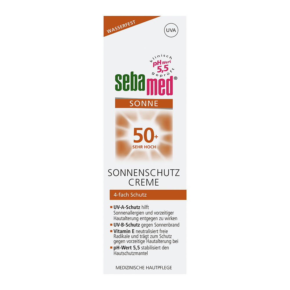 Bild: sebamed Sonnenschutz Creme LSF 50+ 