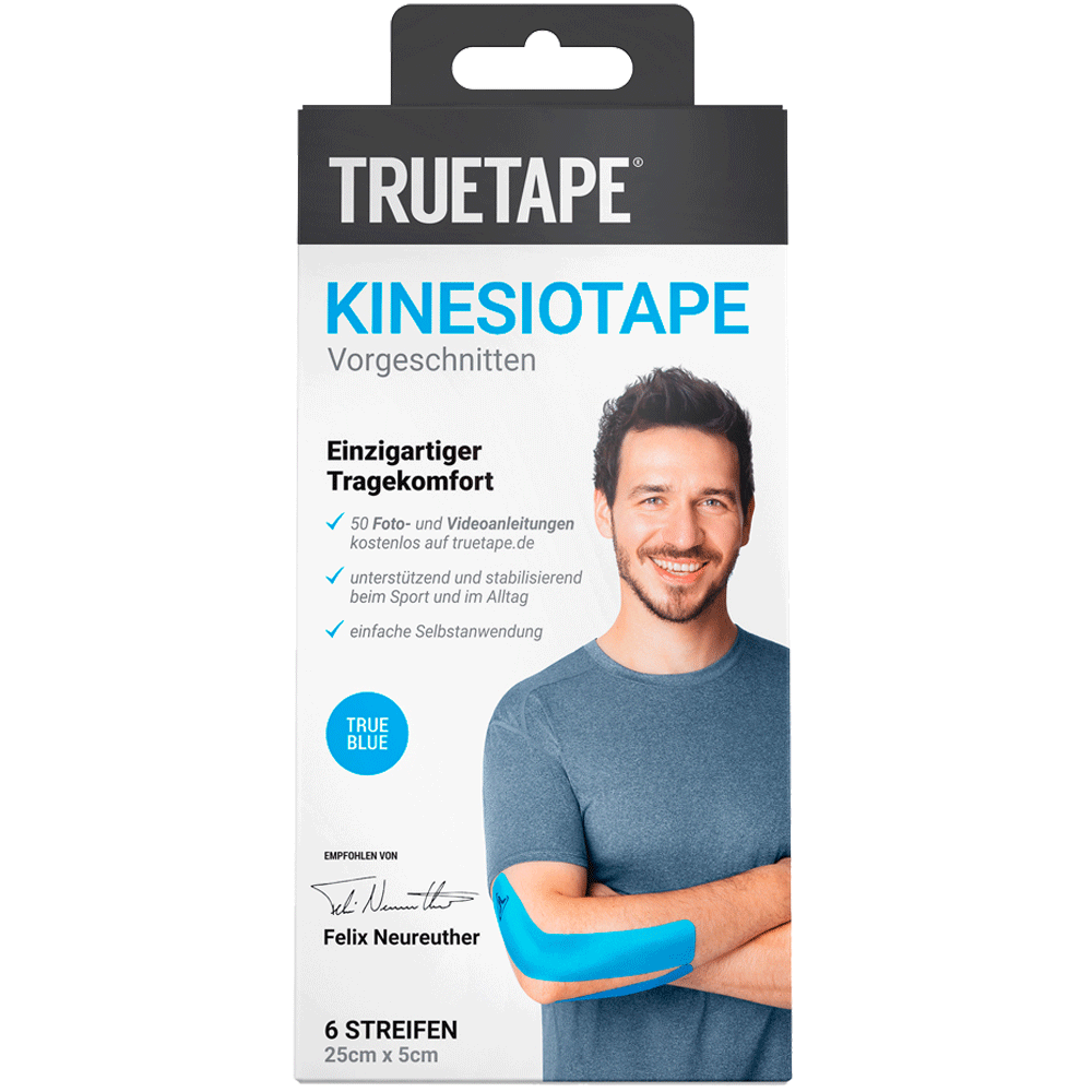 Bild: True Tape Kinesio Tape Vorgeschnitten 