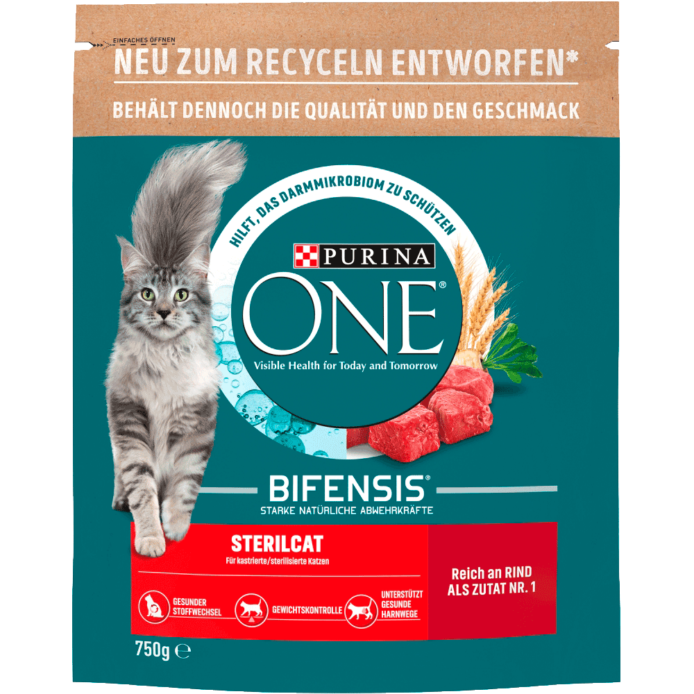 Bild: Purina ONE Sterilcat Rind & Weizen 