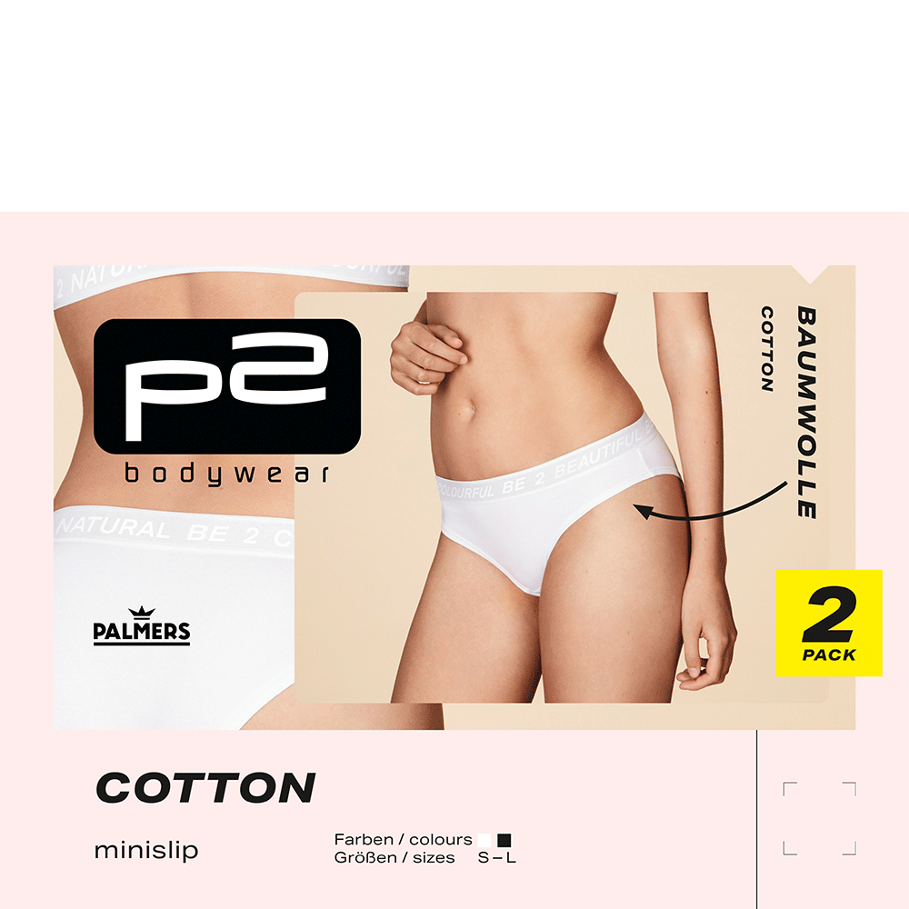 Bild: p2 Cotton Minislip weiß