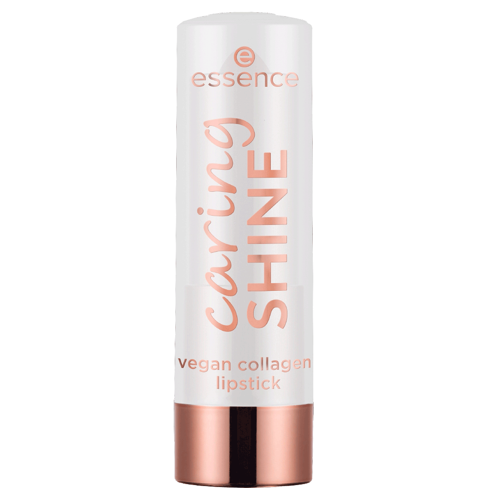 Bild: essence Shine vegan Collagen Lipstick My Advice