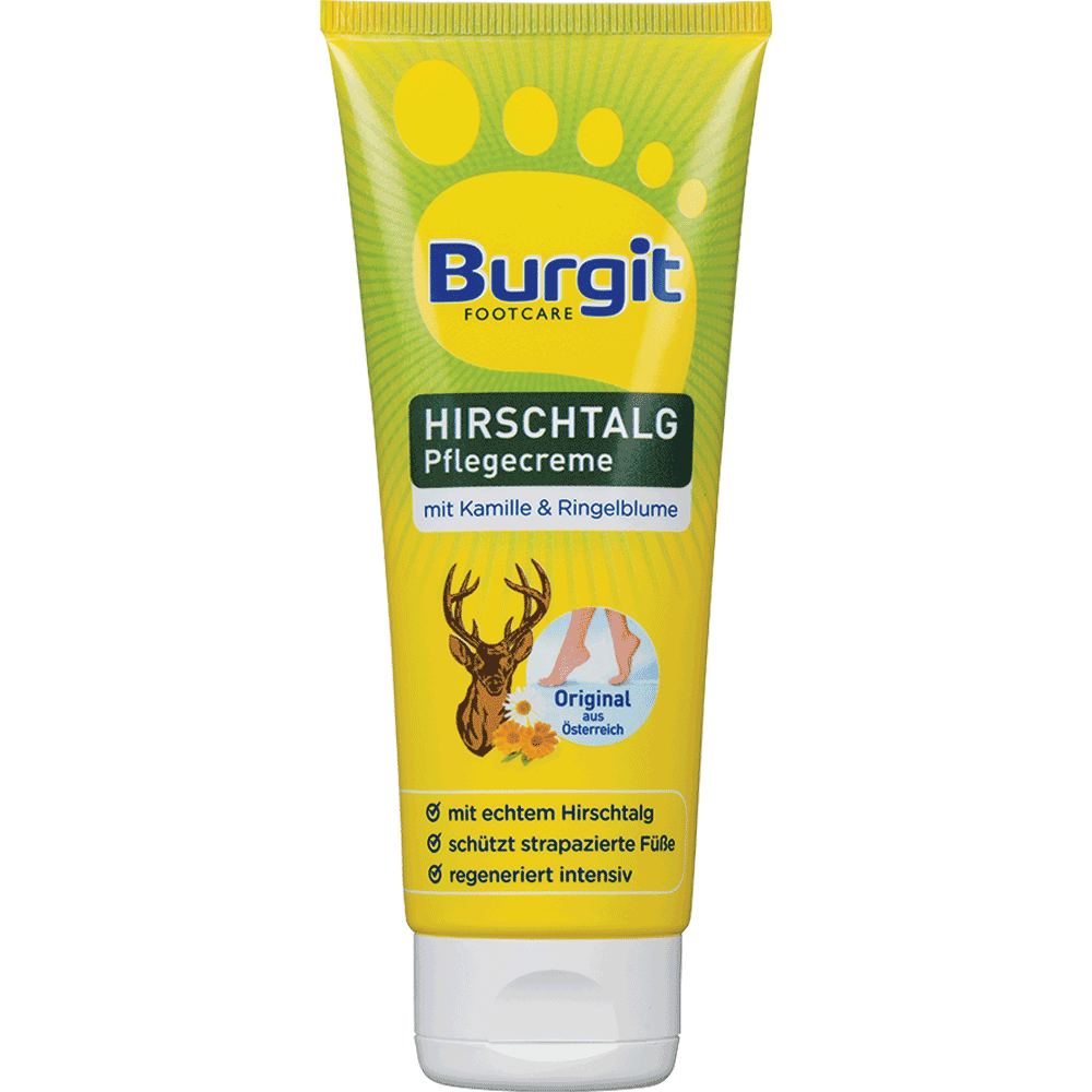 Bild: Burgit Footcare Hirschtalg Pflegecreme 