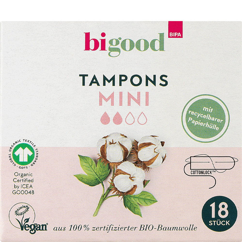 Bild: bi good Tampons Mini 