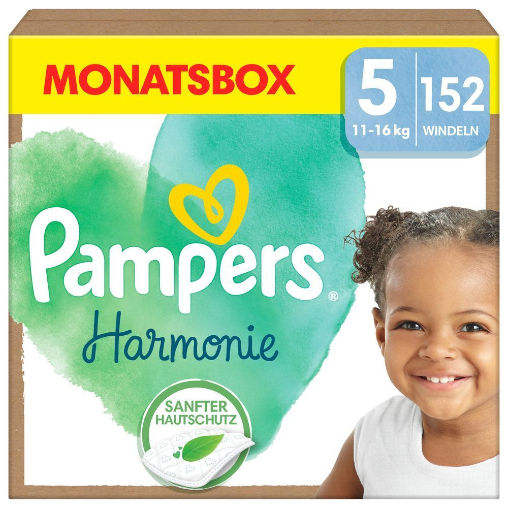 Bild: Pampers Harmonie Windeln, Größe 5, 11kg - 16kg 