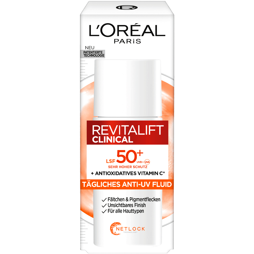 Bild: L'ORÉAL PARIS Revitalift Clinical UV Fluid LSF 50+ 