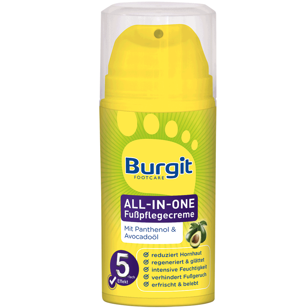 Bild: Burgit Footcare All-In-One Fußpflegecreme 