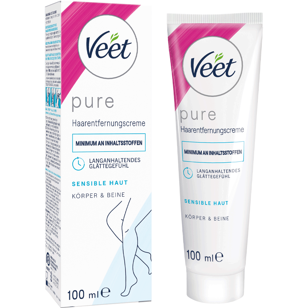 Bild: Veet Silk & Fresh Haarentfernungs-Creme sensible Haut 