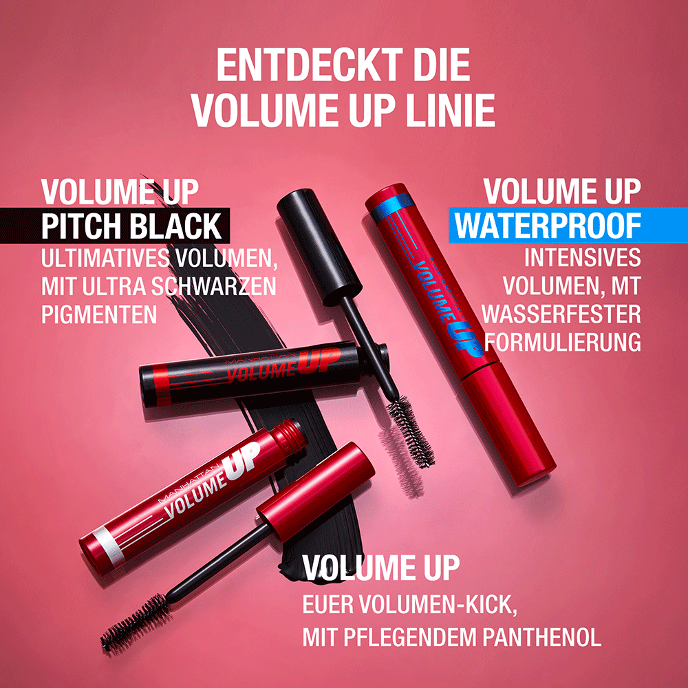 Bild: MANHATTAN Volume Up Mascara Pitch Black