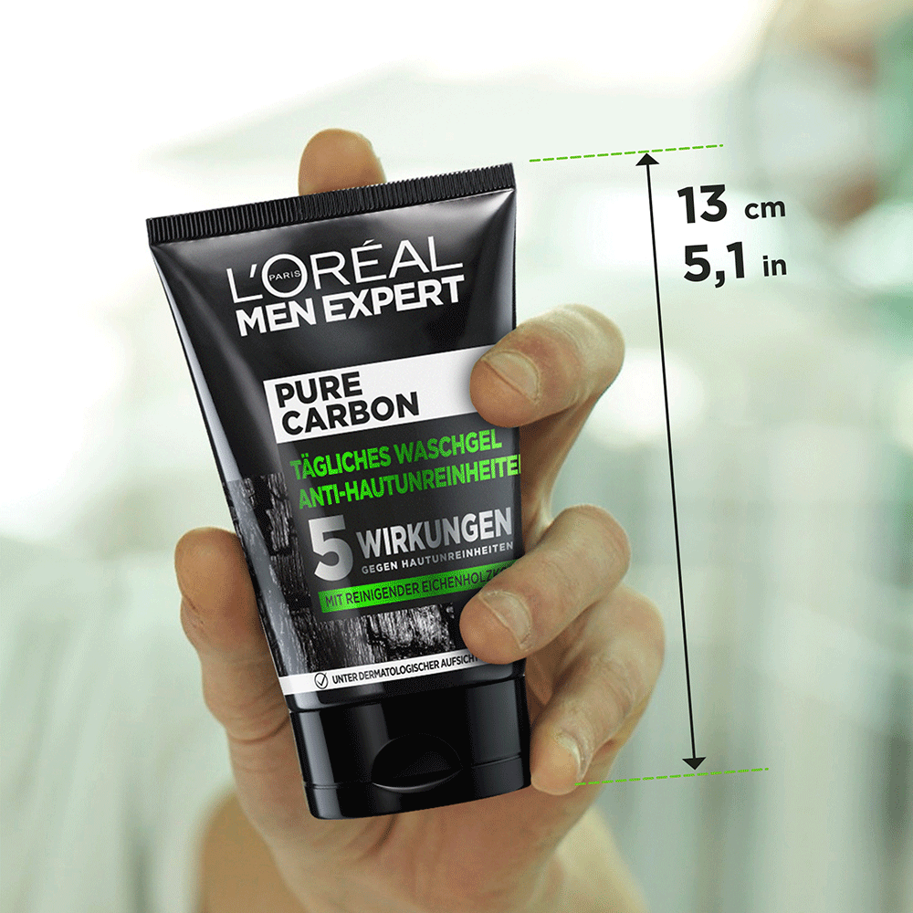 Bild: L'ORÉAL PARIS MEN EXPERT Pure Carbon Waschgel Anti-Hautunreinheiten 