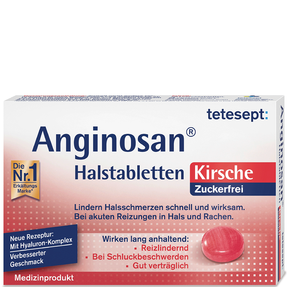 Bild: tetesept: Anginosan Kirsche Halstabletten 