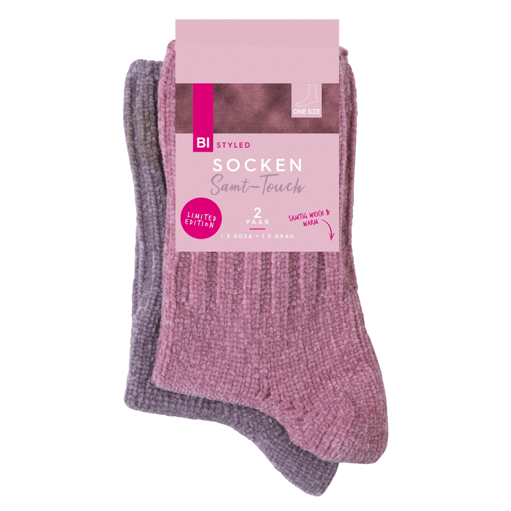 Bild: BI STYLED Socken Samt-Touch Limited Edition 