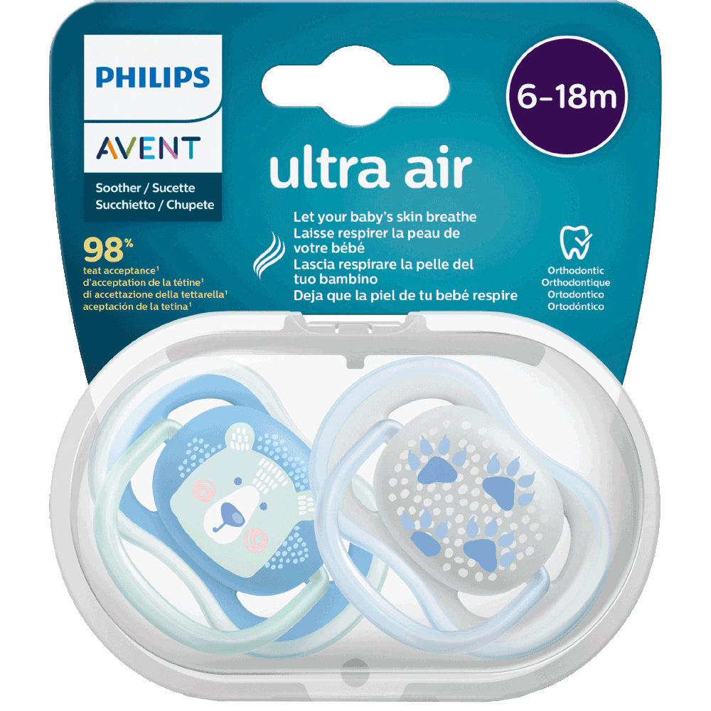 Bild: PHILIPS AVENT Schnuller Ultra Air 6-18M 