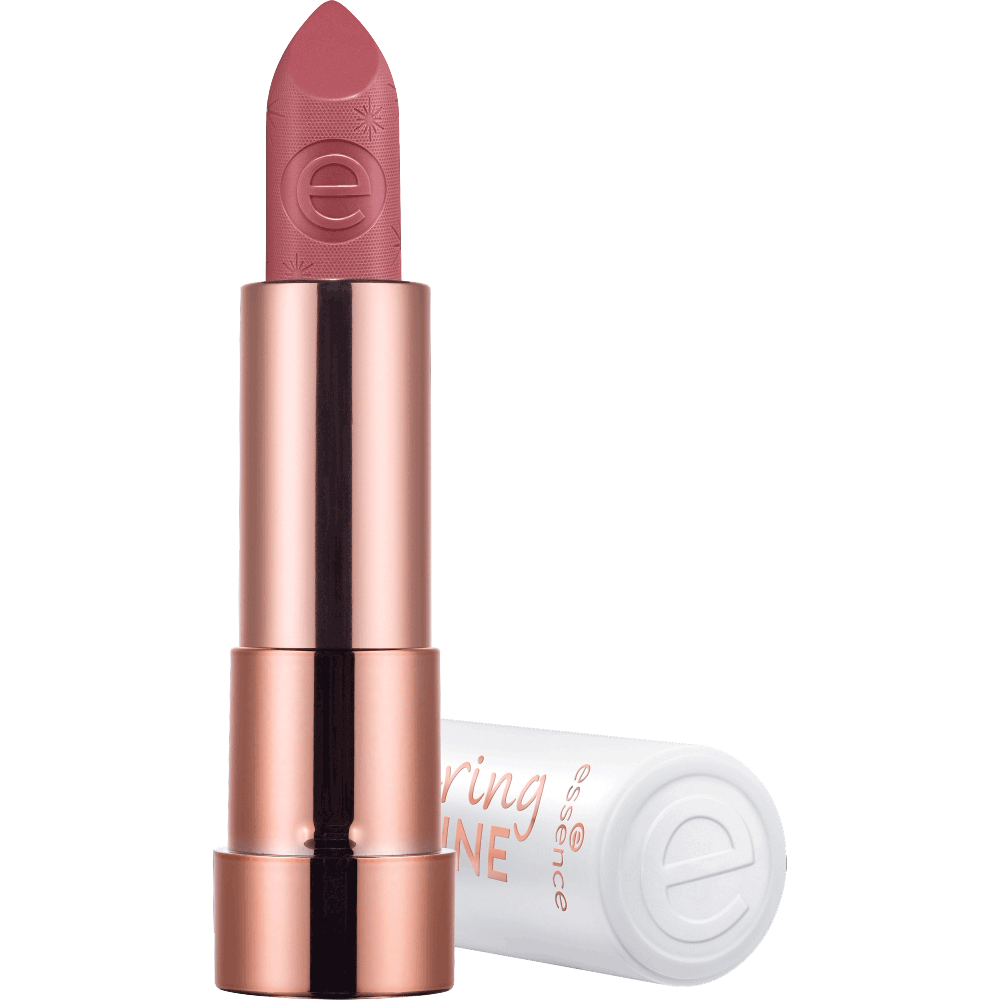 Bild: essence Shine vegan Collagen Lipstick My Way