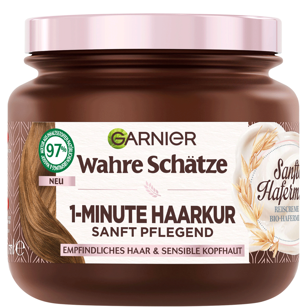 Bild: GARNIER Wahre Schätze 1 Minute Haarkur 