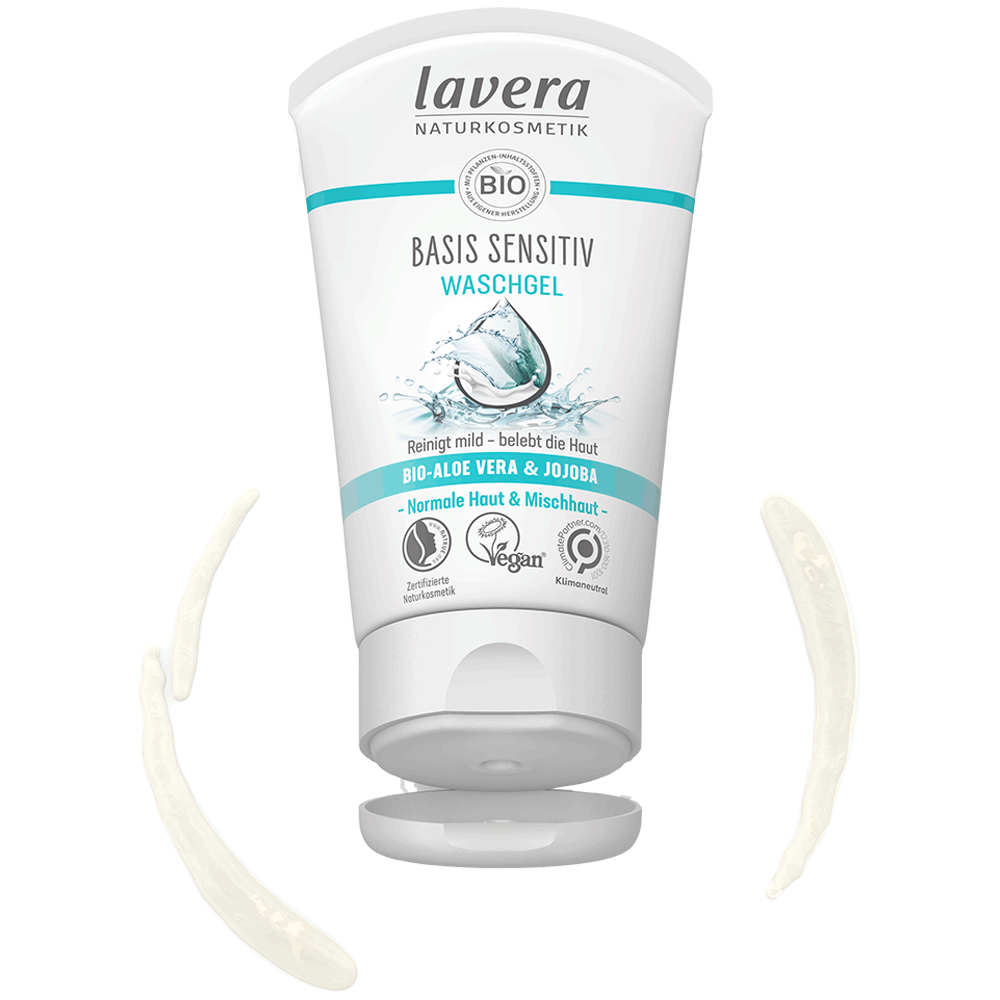 Bild: lavera Basis Sensitiv Waschgel Aloe Vera & Jojobaöl 