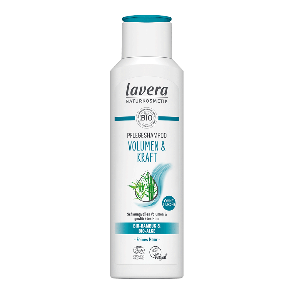 Bild: lavera Pflegeshampoo Volumen & Kraft 