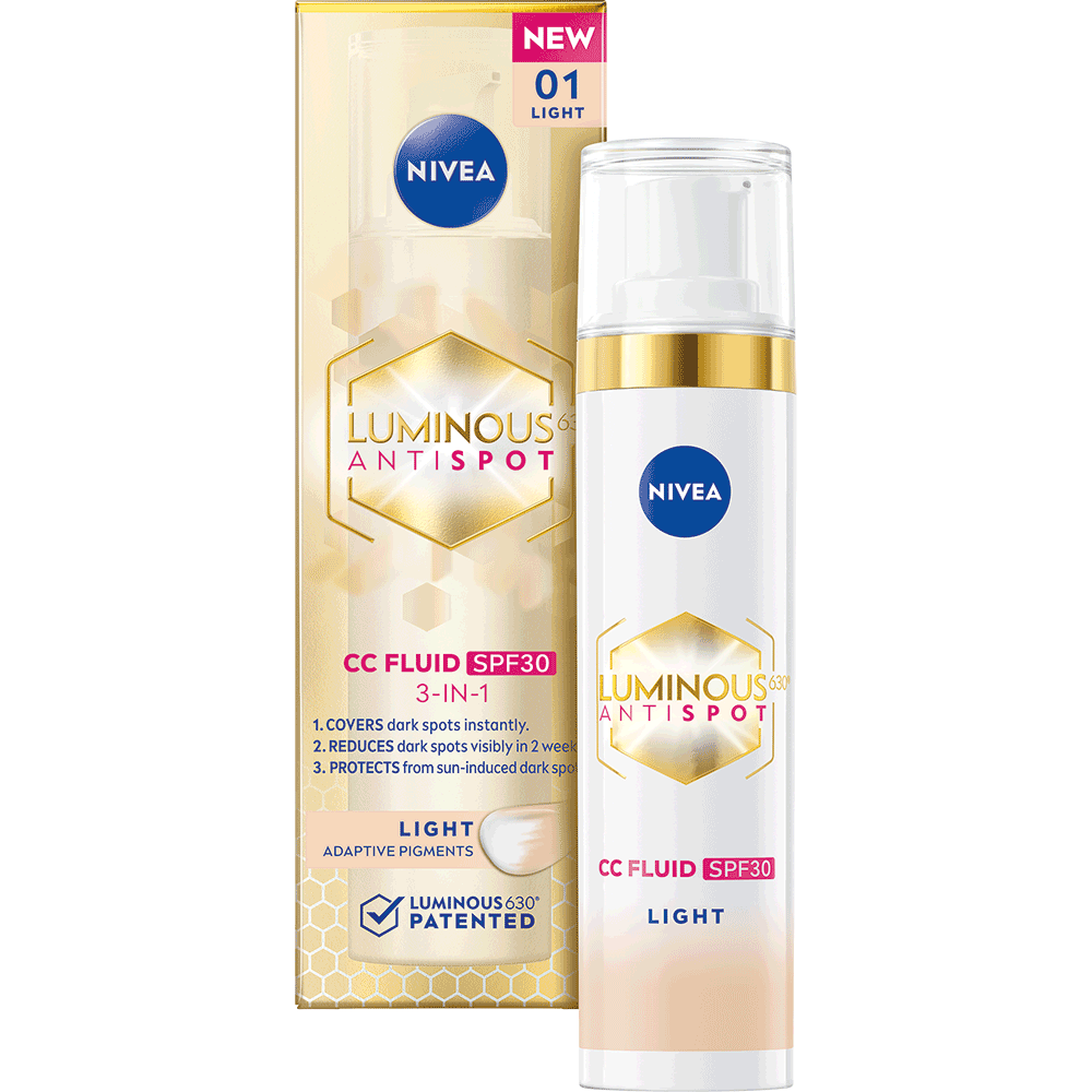 Bild: NIVEA Luminous 630° Anti Spot CC Fluid LSF 30 Light