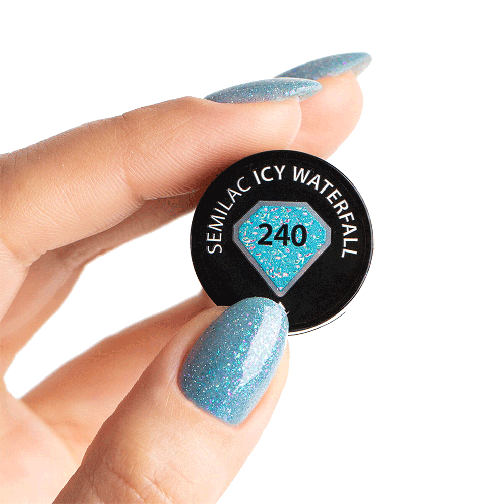 Bild: Semilac UV Nagellack Icywaterfall