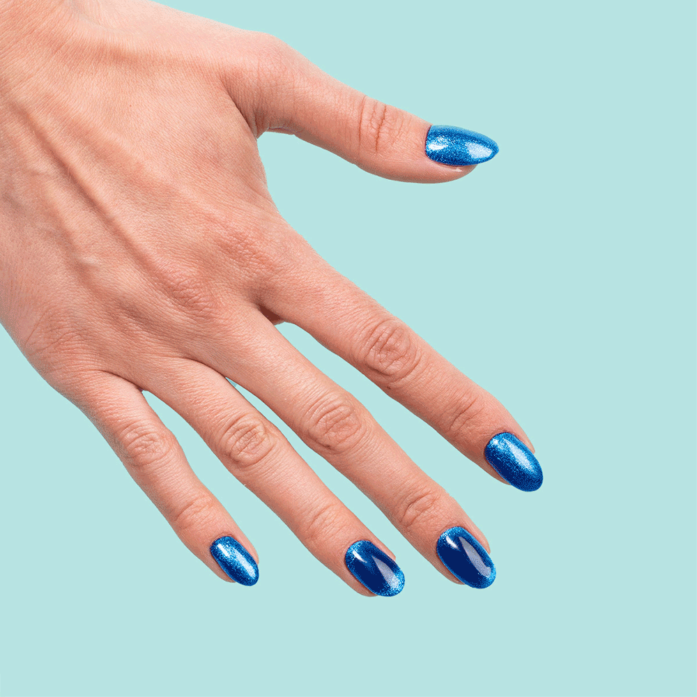 Bild: Semilac UV Nagellack Blue Silk Pyjamas