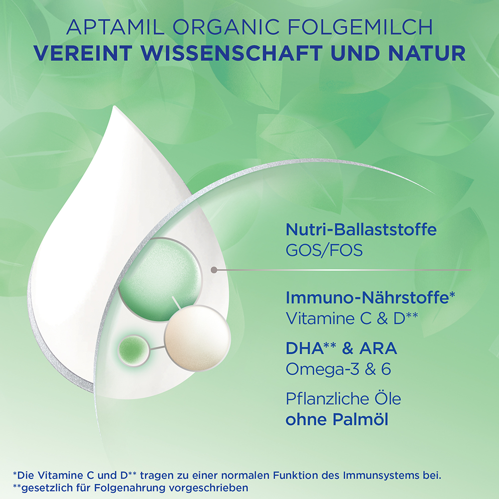 Bild: Aptamil Bio Organic Folgemilch 2 