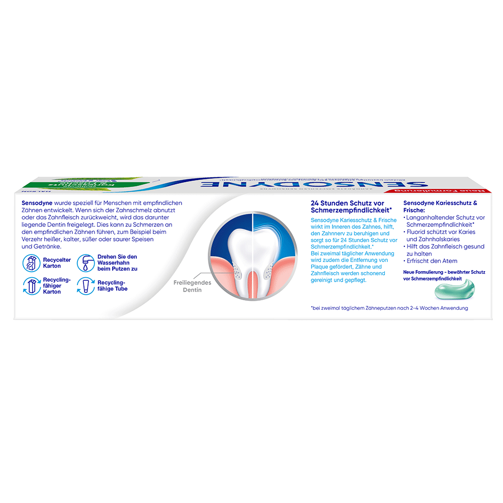 Bild: SENSODYNE Zahnpasta Multi Care Kariesschutz & Frische 