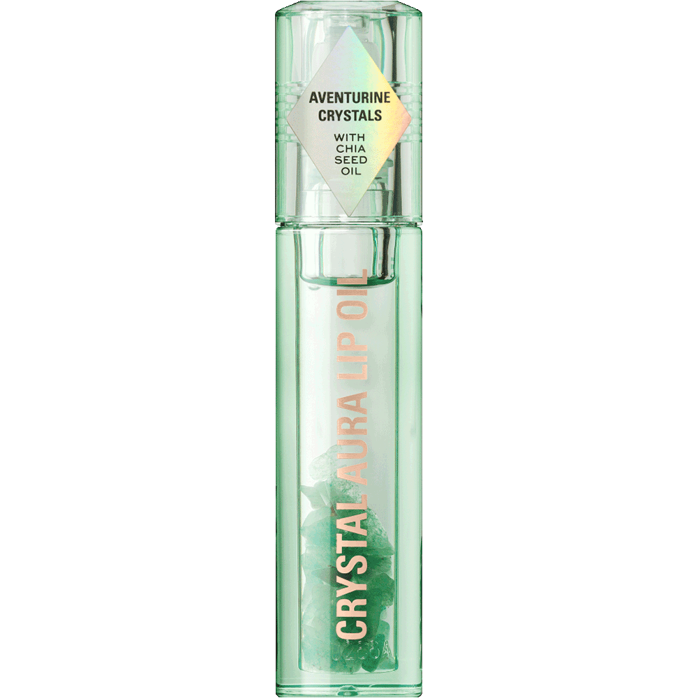 Bild: Revolution Crystal Aura Lip Oil aventurine