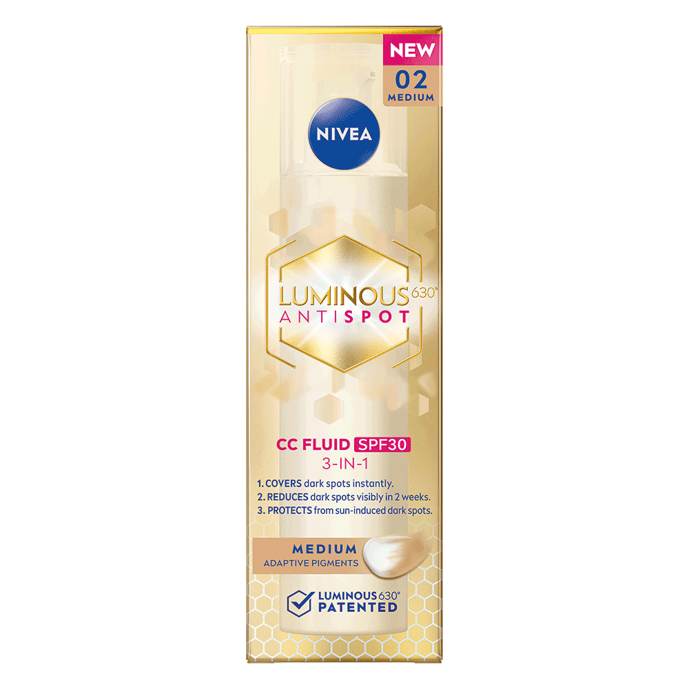 Bild: NIVEA Luminous 630° Anti Spot CC Fluid LSF 30 Medium