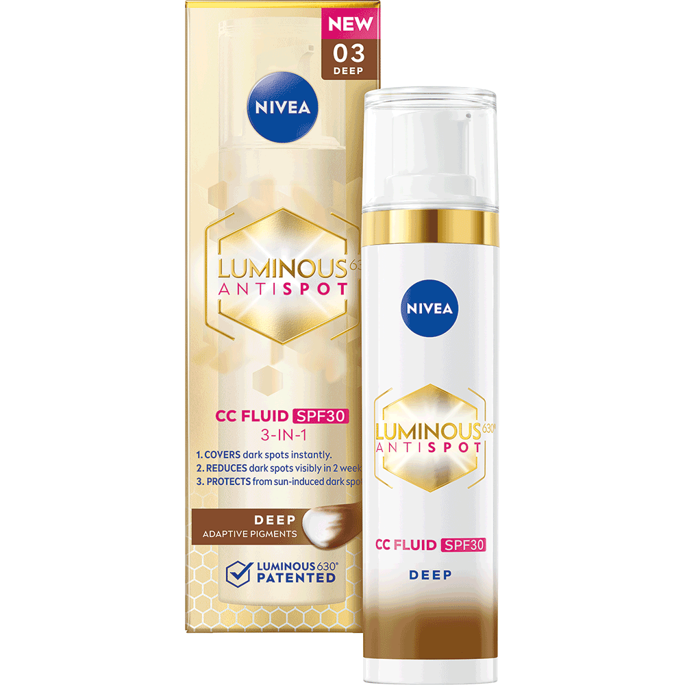 Bild: NIVEA Luminous 630° Anti Spot CC Fluid LSF 30 Deep