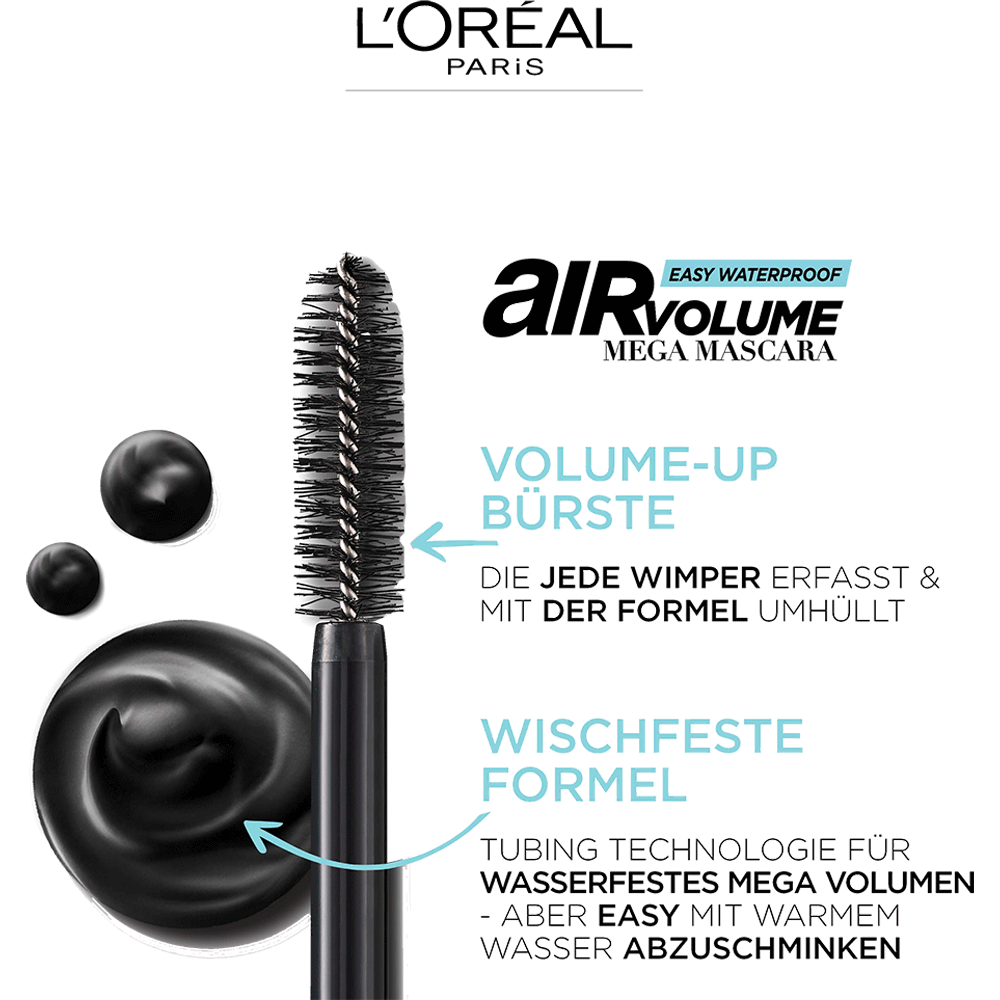 Bild: L'ORÉAL PARIS Air Volume Mega Waterproof Mascara 