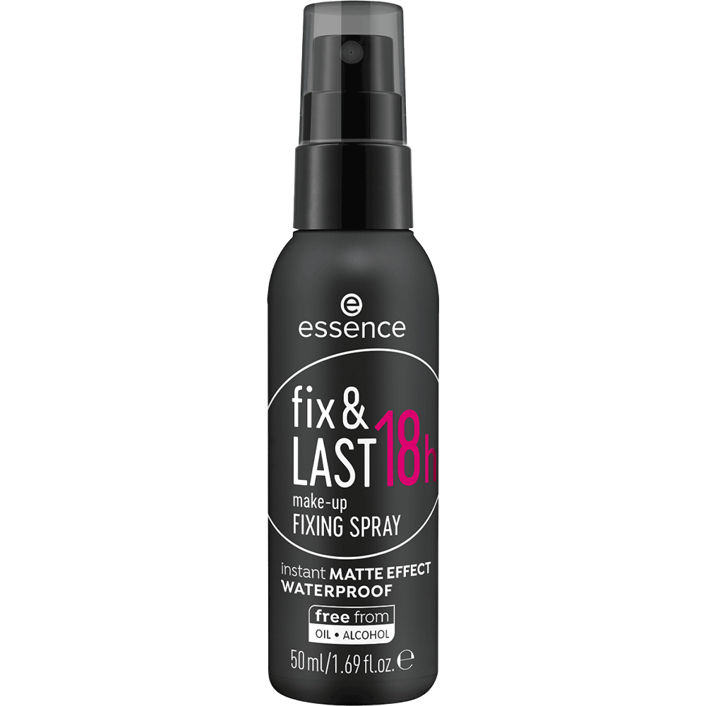 Bild: essence Fix & Last 18h make-up Fixing Spray 