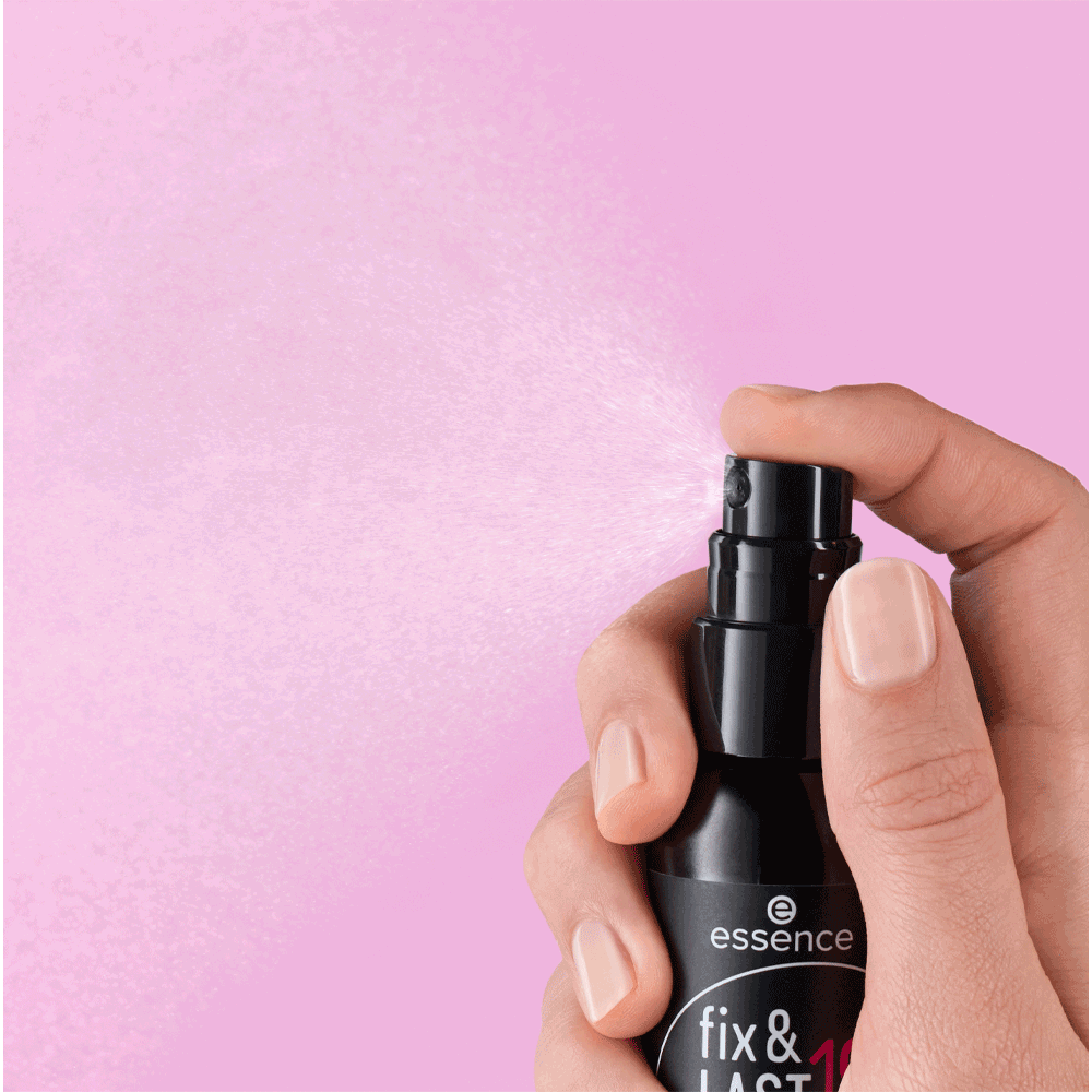 Bild: essence Fix & Last 18h make-up Fixing Spray 