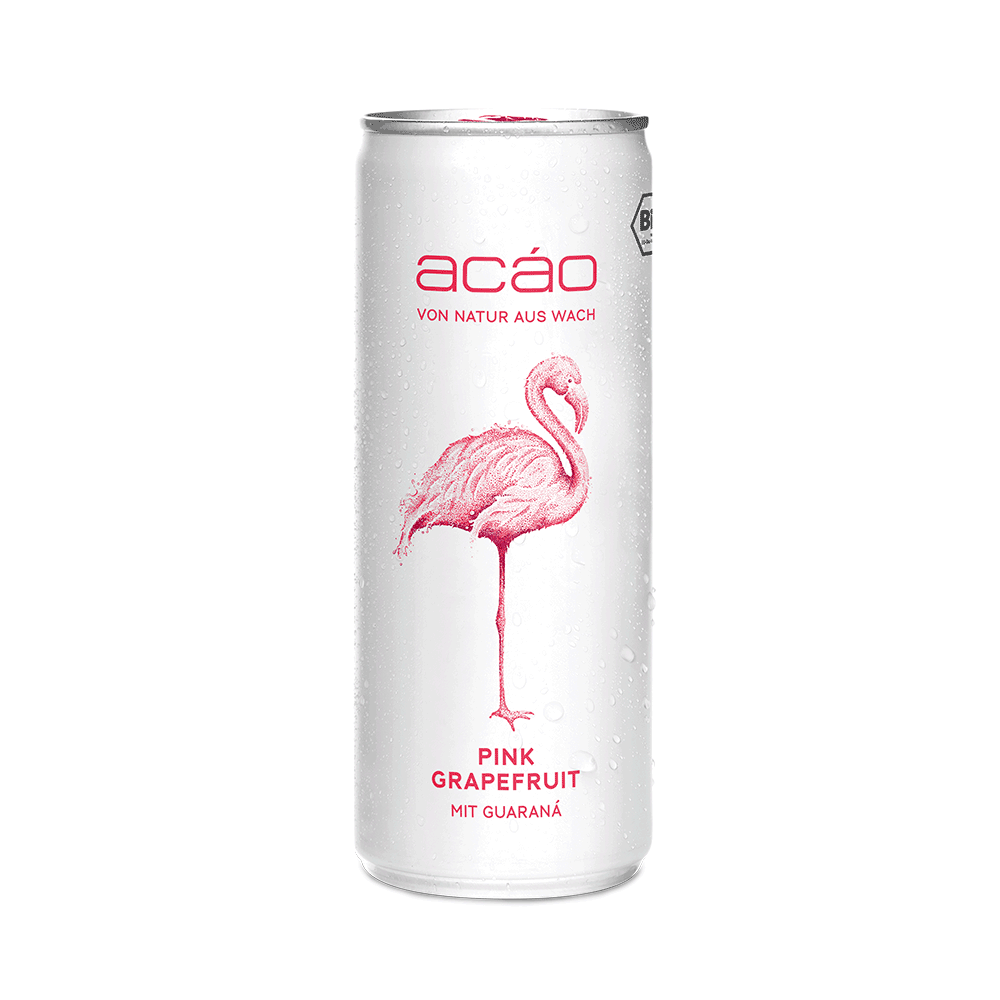 Bild: acáo Energydrink Pink Grapefruit 