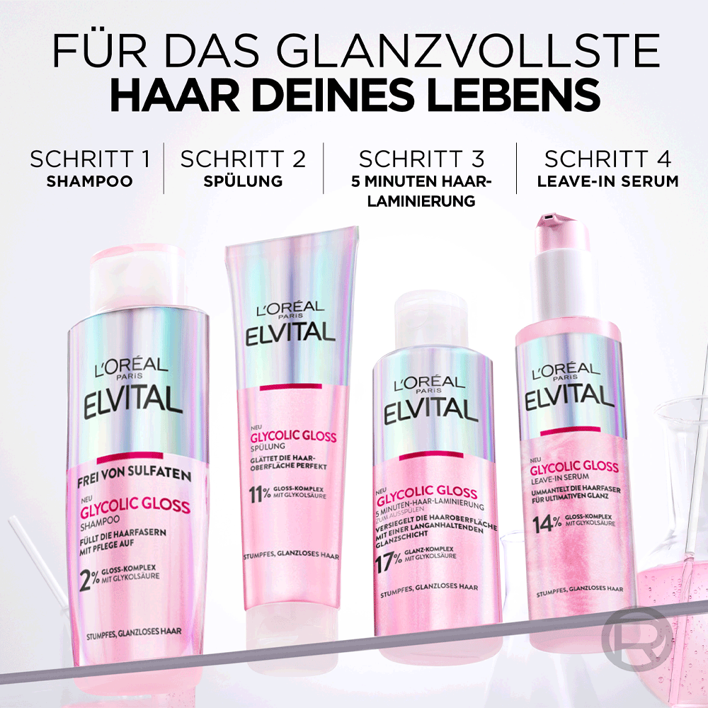 Bild: L'ORÉAL PARIS ELVITAL Glycolic Gloss Spülung 