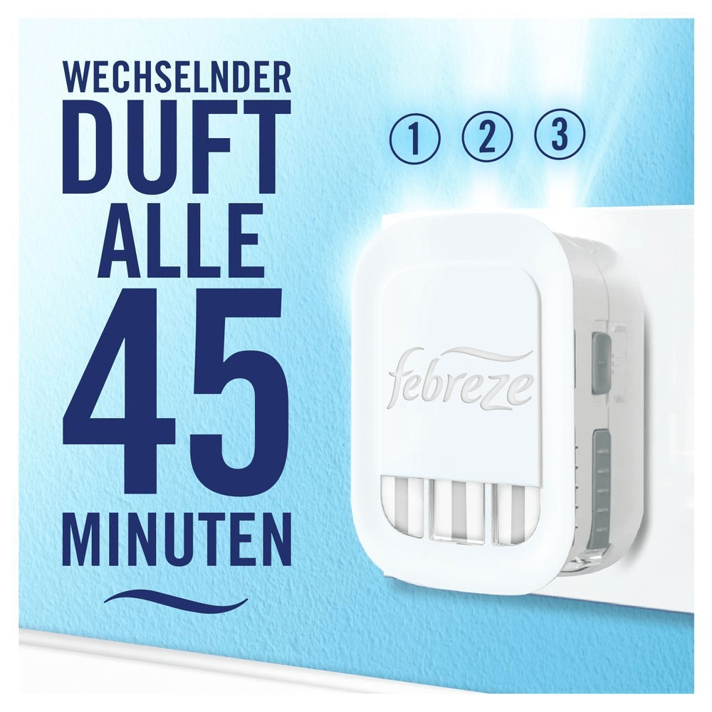 Bild: Febreze 3Volution Lufterfrischer Duftstecker Nachfüller 