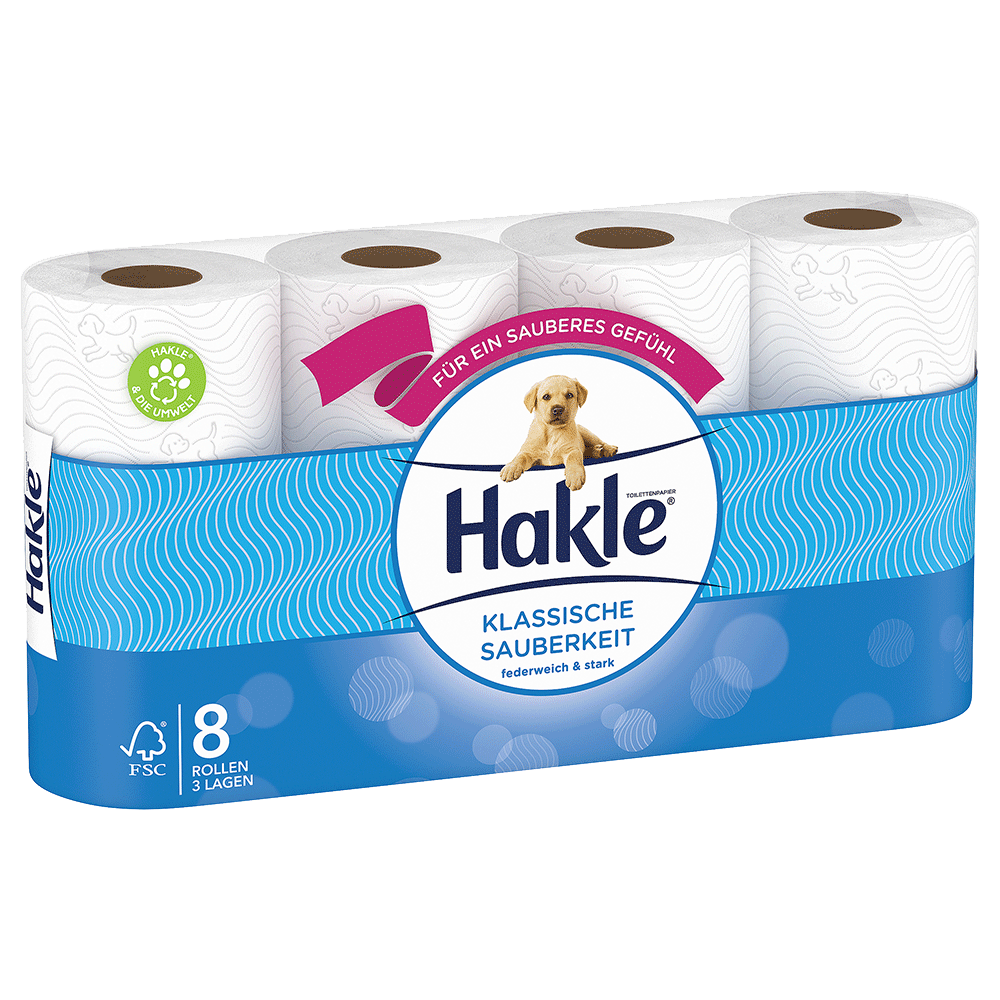 Bild: Hakle Toilettenpapier Klassiche Sauberkeit 