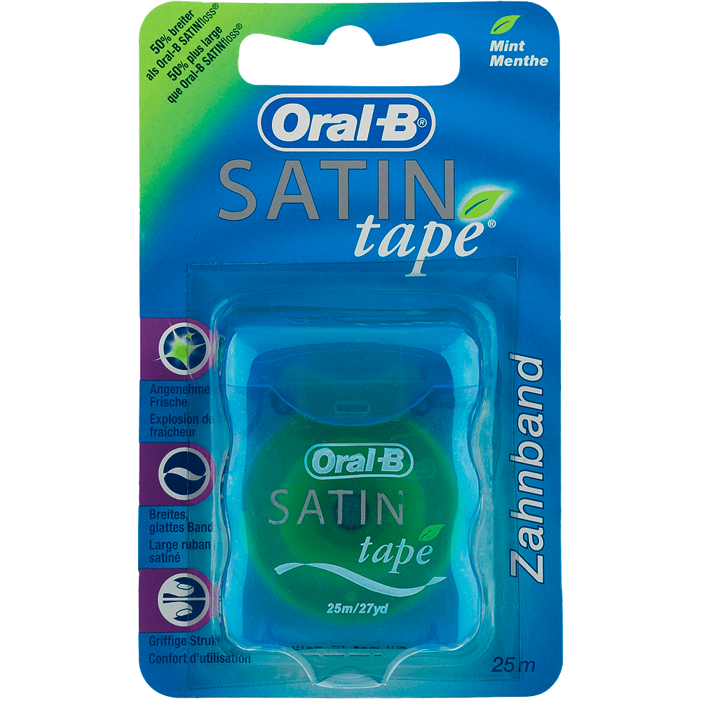 Bild: Oral-B Satin Tape Zahnseide Minze 