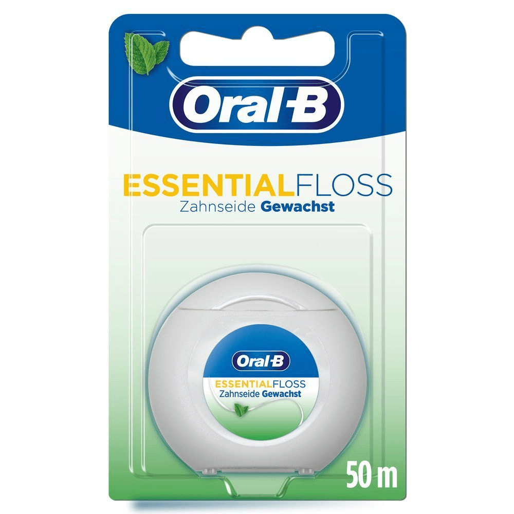 Bild: Oral-B Essential Floss Zahnseide Gewachst Minze 