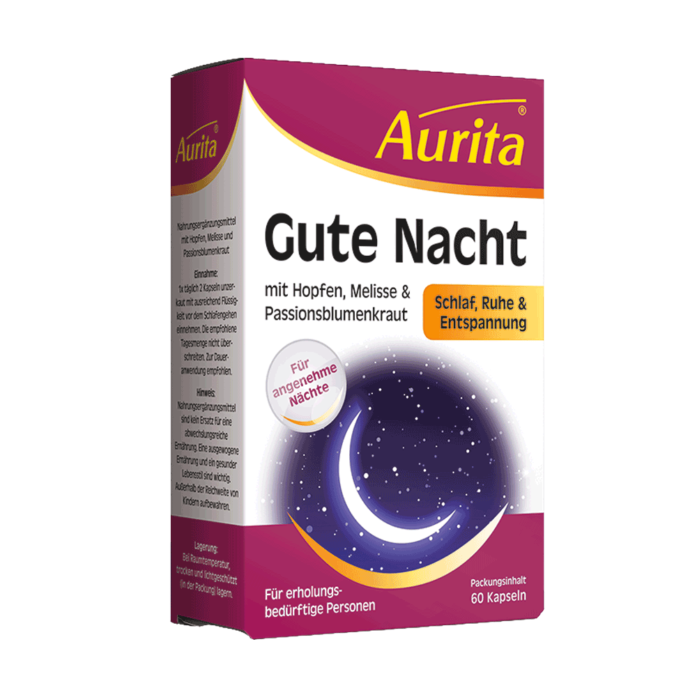 Bild: Aurita Gute Nacht Kapseln 