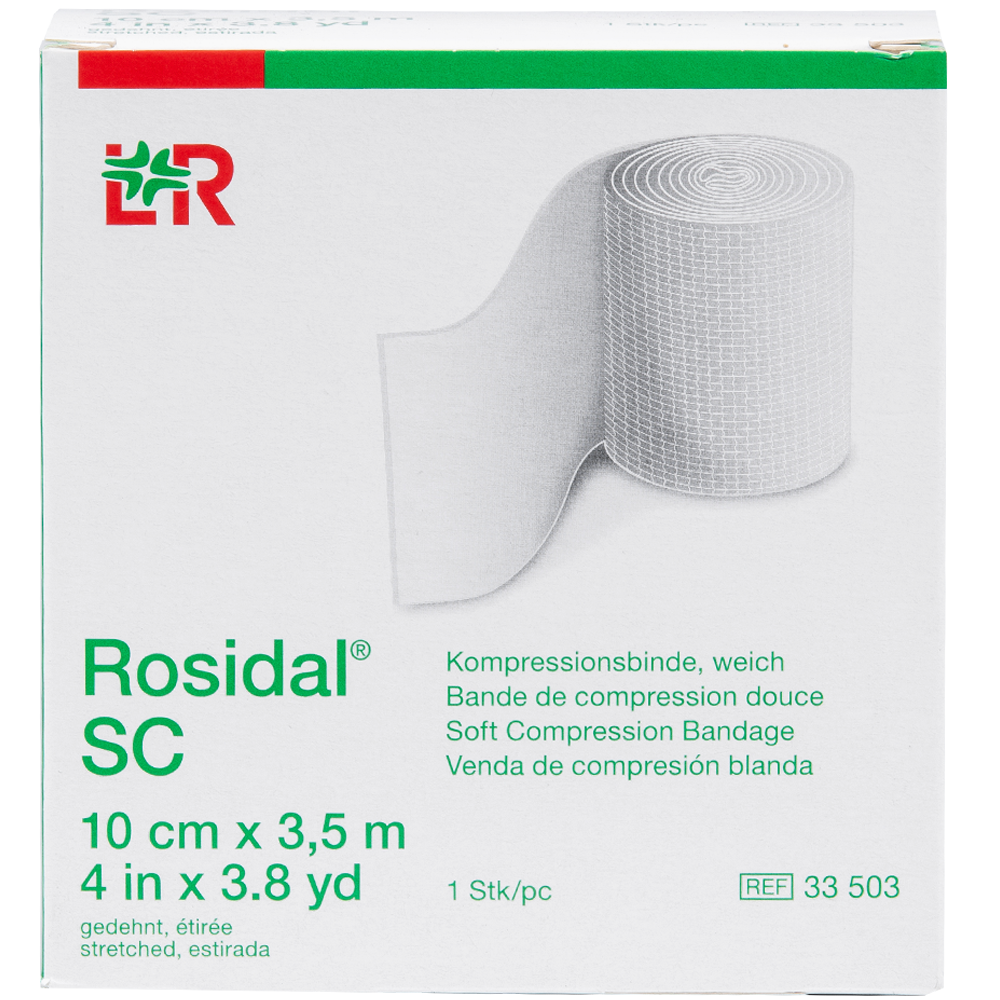 Bild: LOHMANN & RAUSCHER Rosidal® SC Kompressionsbinde weich 10 cm x 3.5 m 