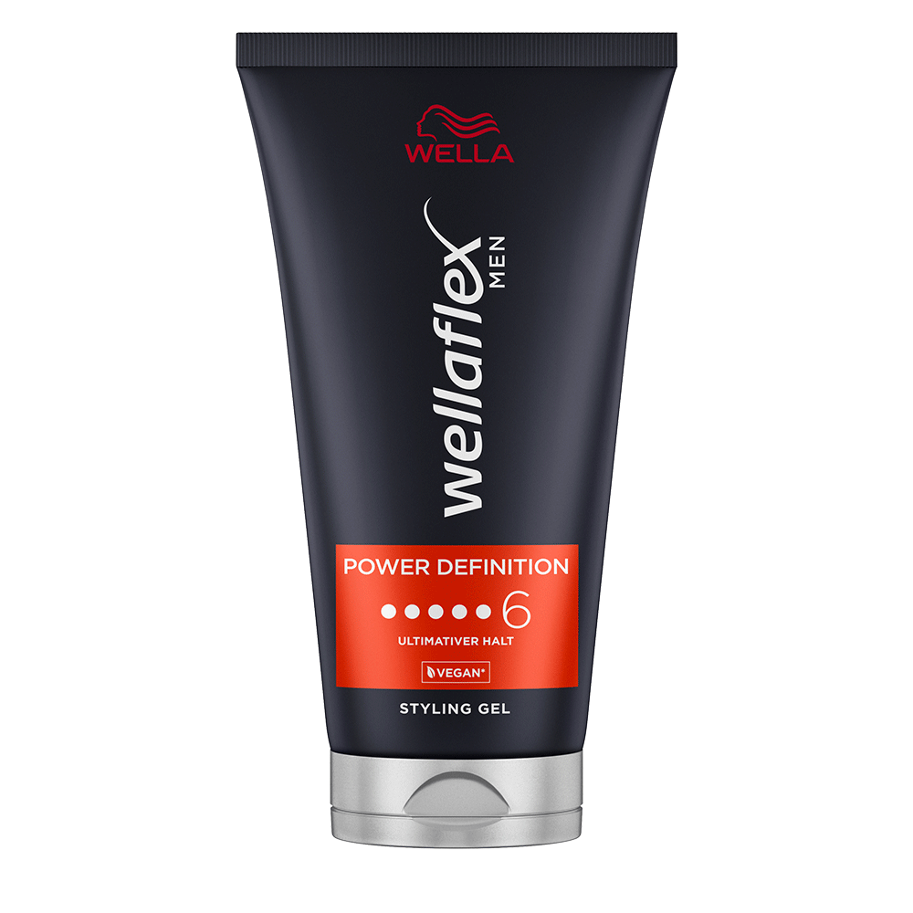 Bild: WELLA wellaflex Men Styling Gel Power Definition Ultimativer Halt 