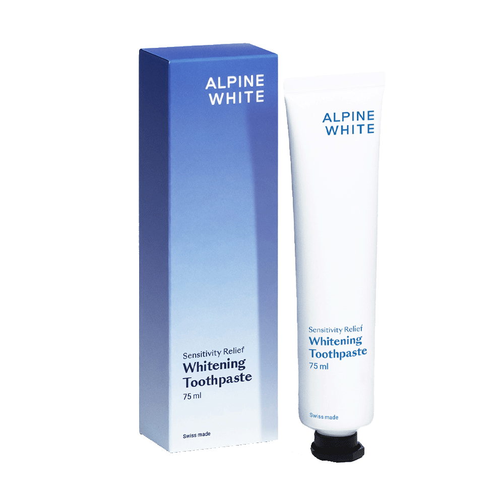 Bild: Alpine White Whitening Zahnpasta Sensitive Relief 