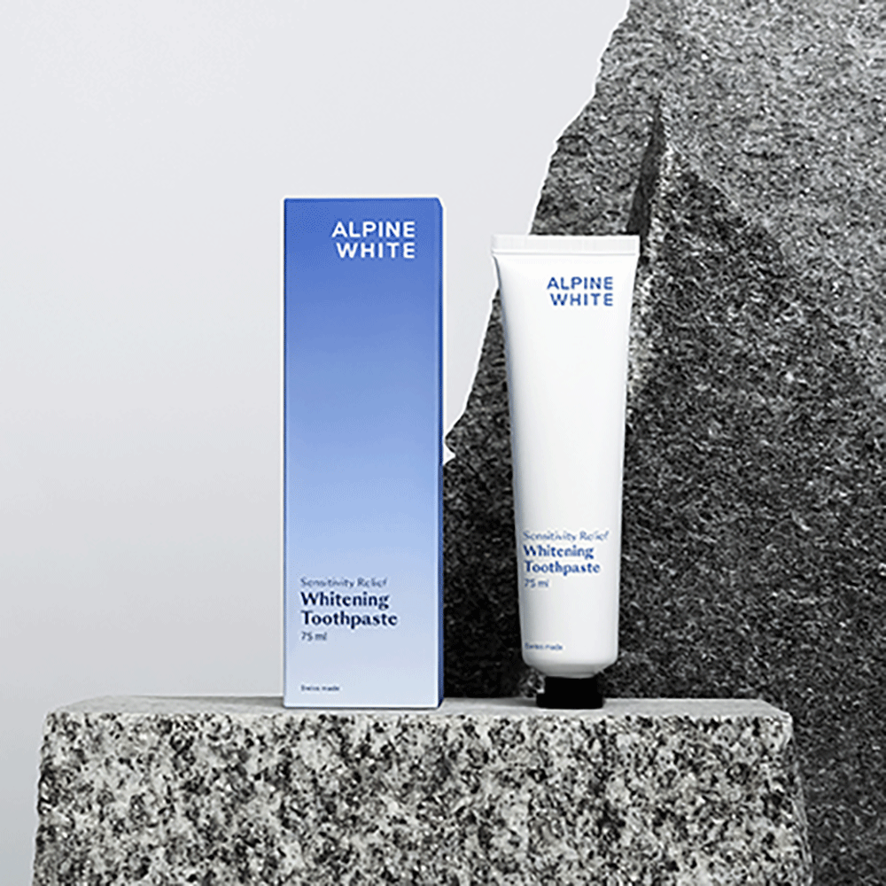 Bild: Alpine White Whitening Zahnpasta Sensitive Relief 