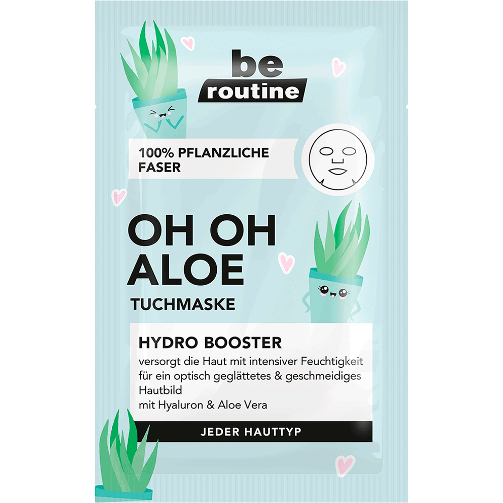 Bild: b.e. ROUTINE Tuchmaske Oh Oh Aloe 