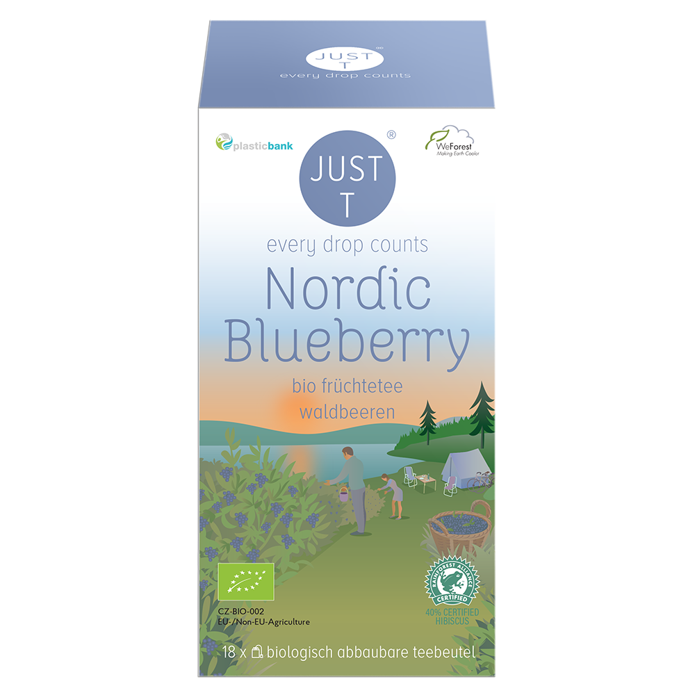 Bild: just t Tee Nordic Blueberry 